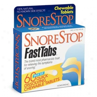 Snorestop Homeopathic Anti-snoring Fasttabs