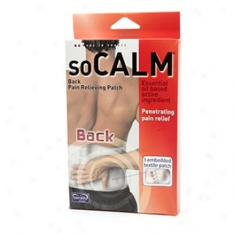 Socalm Pain Relieving Patch, Back, Size 3:  > 39 Inch
