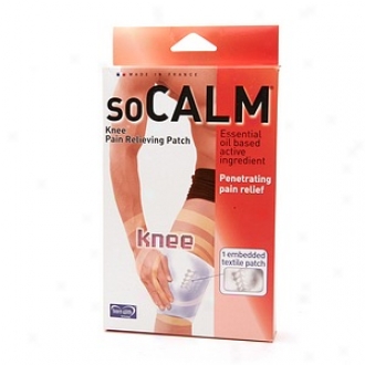 Socalm Pain Relieving Patch, Knee, Size 3: 17.1 - 20 Inch