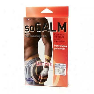 Socalm Pain Relieving Patch, Wrist, Size 3:  8.1  - 10 Inch