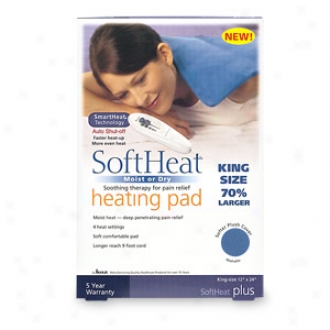 Softheat Heating Pad, Moist Or Dry, King