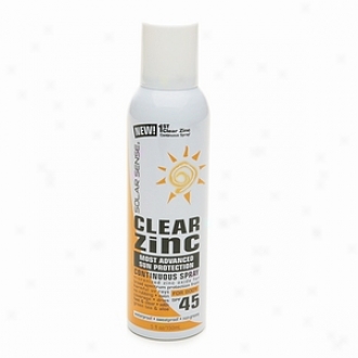 Solar Sense Clear Zinc Advanced Sun Protection Continuous Spray, Spf 45