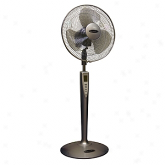 Soleus Air 16 Inch Stand Fan W/ Remote Figure 8 Oscillating Lcd Display Fs240r32