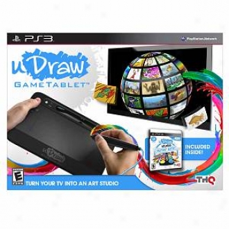 Sony Ps3 Gametablet With Udraw Studio By Thq,inc.