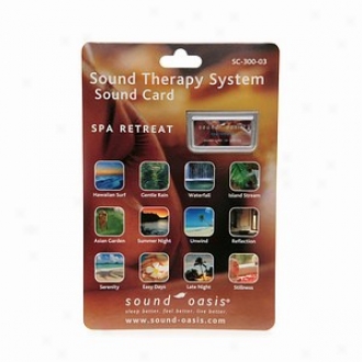 Sound Oasis Spa Retreat Sound Card For The Sound Therapy System S-650