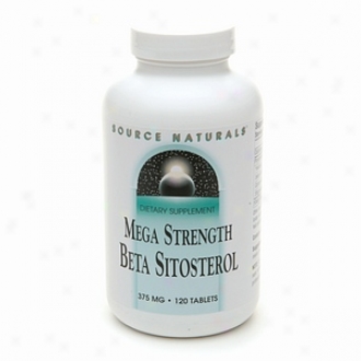 Source Naturals Mega Strength Beta Sitosterol, 375 Mg, Tablets