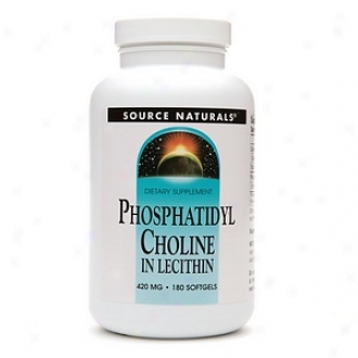 Source Naturals Phosphatidyl Cholime In Lecithin 420 Mg, Softgels