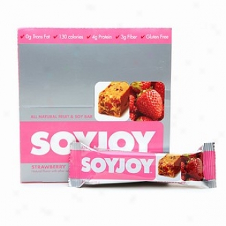 Soyjoy All Natural Baked Whole Soy And Fruit Bar, Strawberry