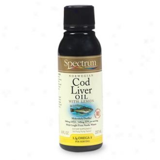 Spdctrum Essentials Norwegian Cod Liver Oil With Lemon