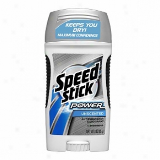 Speed Stick By Mennen Power Antiperspirant & Deodorant Solod, Unscented