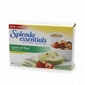 Splenda Essentials No Caloie Sweetener With 1 Gram Of Fiber, Packets