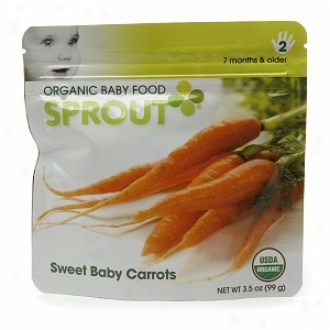 Sprout Organic Baby Food:  2 Intermediate: Seven Motnhs & Older, Sweet Baby Carrots