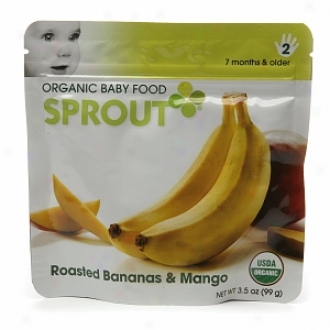 Sprout Organic Baby Food:  2 Intermediate: Seven Months & Older, Roasted Bannaas & Mango