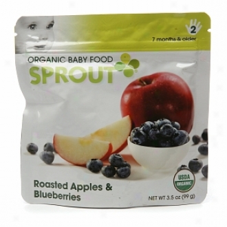 Sprout Organic Baby Food:  2 Intermediate: Seven Months & Older, Roastde Apples & Blueberries