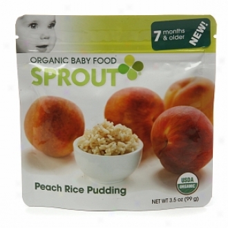 Sprout Organic Baby Food:  2 Internediate: Seven Months & Older, Peach Rice Pudding