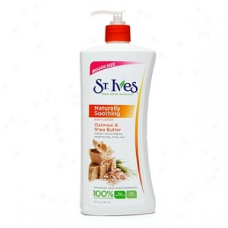 St. Ives Body Lotion, Naturally Soothing Oatmeal & Shea Butter