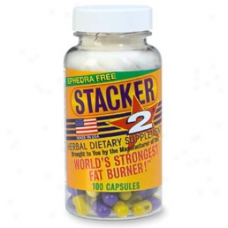 Stacker 2 Ephedra-fres World's Strongest Fat Burner, Capsules