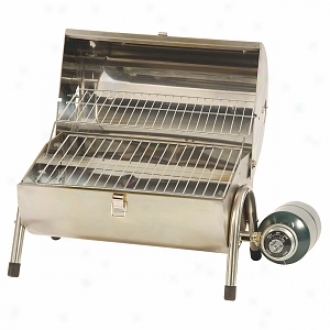 Stansport Outdoor Portable Stainless Steel Propane Barbeque Grill 235-100