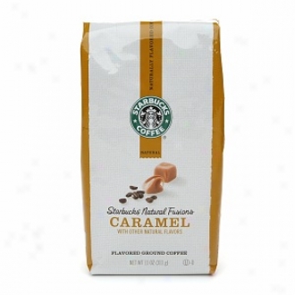 Starbucks Coffee Natural Fusions Flavored Ground Coffee, Caramel