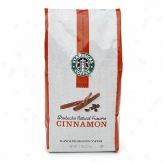 Starbucks Coffee Natural Fusions Flavored Ground Coffee, Cinnamon