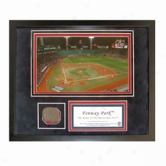 Steiner Sports Boston Red Sox eFnway Park Photograph W Authentic Mini Brick From Fenway Collage