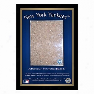 Steiner Sports New York Yankees Stadium 2009 Inaugural Season Authentic Dirt Ppaque