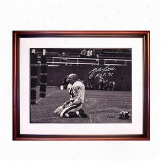 Steiner Sports Y.a. Tittle Anguish Of Defeat Autograph Inscription Hof 71 8x10 Photo