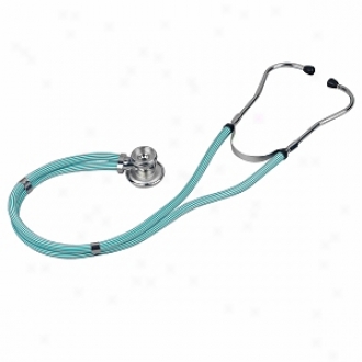 Sterling Series Sprague Rappaport-type Stethoscope, Slider Pack, Teal Striped