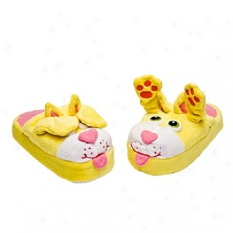 Stompeez Peek-a-boo Kitty Slippers Walkers/toddlers, Small - Usa Size 5-11