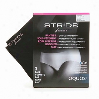 Stride Femme Seamless Panties With Light Leak Protection, Extra  Extensive, Black