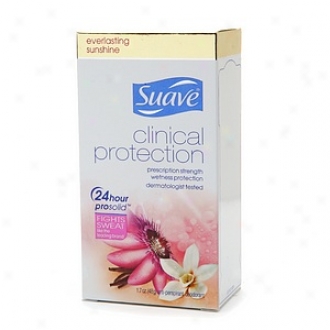 Suave Clinical Protection Antiperspirant & Deodorant 24hour Prosolid, Everlatsing Sunshine