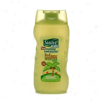 Suave For Kids 2 In 1 Shampoo & Conditioner, Purely Awesome oCconut
