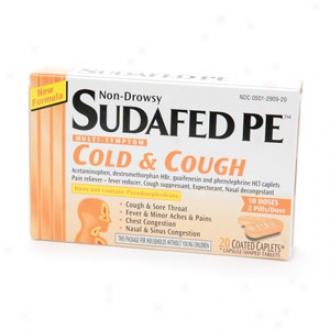 Sudafed Pe Non-drowsy, Multi-symptom, Cold & Cough, Capletd