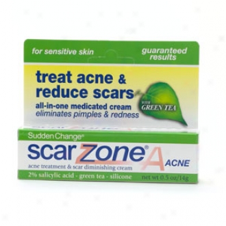 Sudden Change Scar Zone A, Acne Treatment + Acne Scar Diminushing Cream