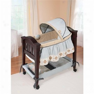 Summer Infant Carter'a Low Classic Comforrt Wood Bassinet, Whisper