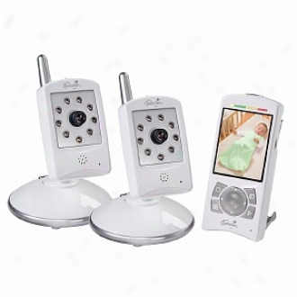 Summer Infant Soothe & Secure Multi-view Color Video Monitor, White