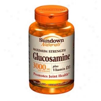 Sundown Naturals Maximum Strength Glucosamine Hci 1500 Mg Plus Vitamin D3, Caplets