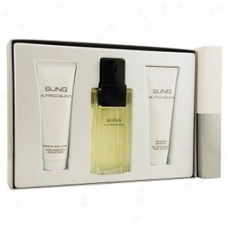 Sung By Alfred Sung Set-edt Twig 3.4 Oz, Carcass Lotion 2.5 Oz, Shower Gel 2.5 Oz For Women