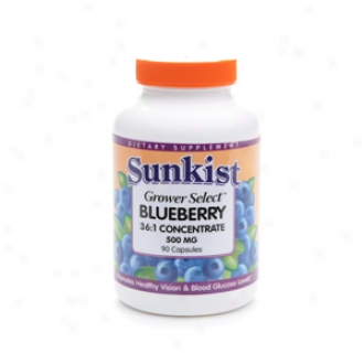 Sunkist Grower Sekect Blueberry 36:1 Concentrate 500mg