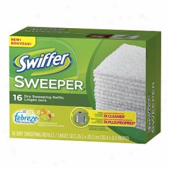 Swiffer Sweeper Dry Seeeping Cloths With Febreze, Sweet Ciyrus & Relish