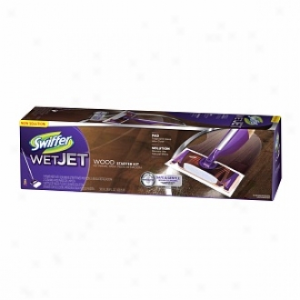 Swiffer Wetjet Spray Mop Wood Floor Cleaner Starter Kit