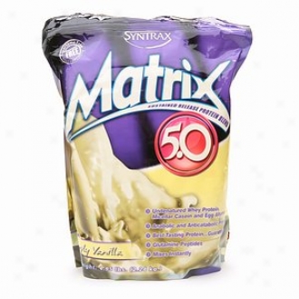 Syntrax Matrix 5.0 Protein Blend, Powder, Simply Vanilla