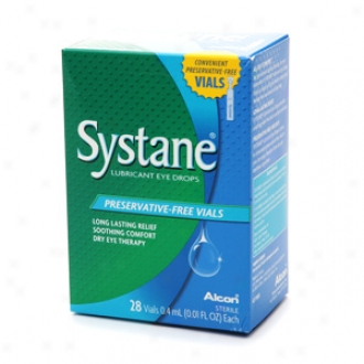 Systane Lubricant Eye Drops, Preservative-free Vials