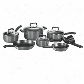 T-fal D913sc64 Signature Hard Anodized 12-piece Cookware Set