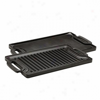 T-fal E9429764 18  X 10   Reversible Cast Iron Grill/griddle