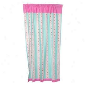 Tadpoles Curtain Panel,  Striped, Butterfly And Paisley Coordinated