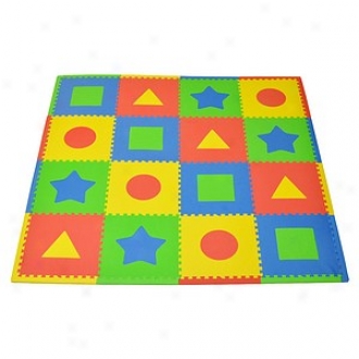 Tadpoles Playmat Offer for sale First Shapes 16pc, Multu And Primary