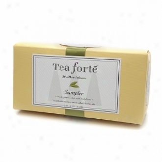 Tea Forte Infuser Sampler Box, Black, Green, White &aamp; Herbal Teas