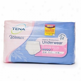 Tena Women Heavy Protection Underwear, Super Plus, Small/medium