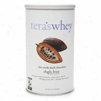 Tera's Whey Rbgh Free Whey Protein, Fair Trade Dark Chocolate